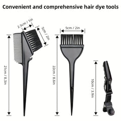 Hair Dyeing Kit Professional Hair Dye Tools Coloring Brush And Bowl Set