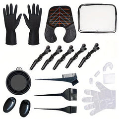 Hair Dyeing Kit Professional Hair Dye Tools Coloring Brush And Bowl Set