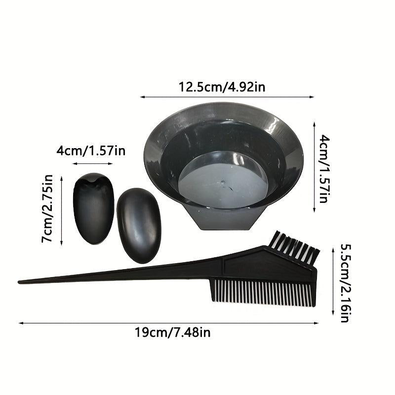 Hair Dyeing & Perming Tools Set - DIY Bleaching Tint