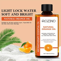 Orange Hair Essential with Natural Extract for Repairing Split Ends
