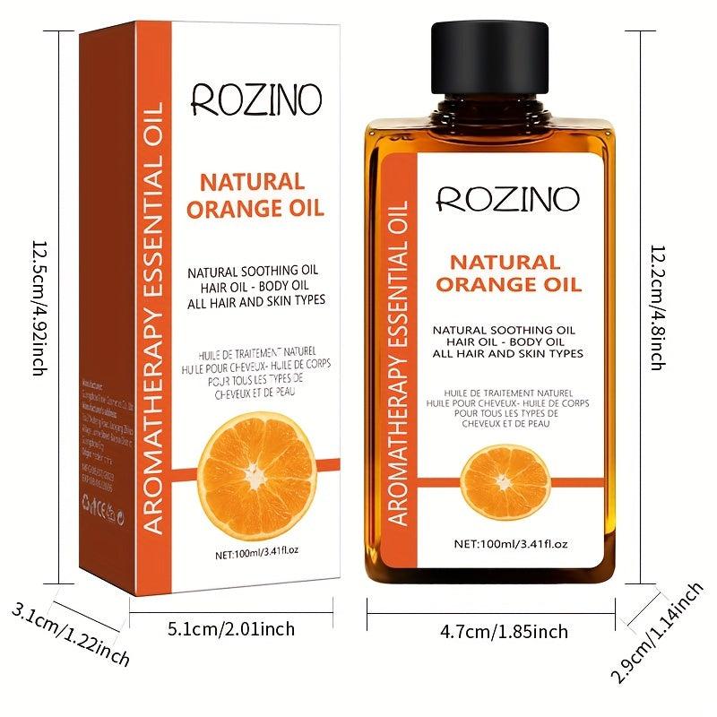 Orange Hair Essential with Natural Extract for Repairing Split Ends