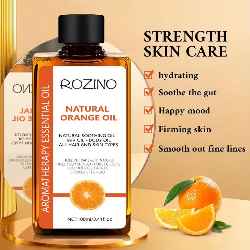 Orange Hair Essential with Natural Extract for Repairing Split Ends