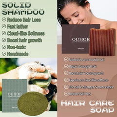 Solid Shampoo Hair Soap for Moisturizing and Repairing Damaged Hair
