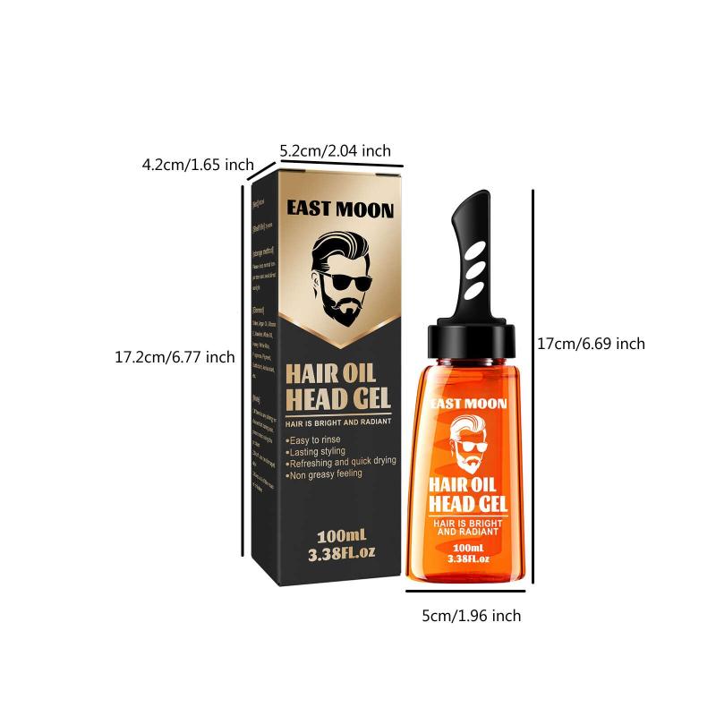 Men's Hair Wax Comb Styling Moisturizing Long Lasting For All Hair Types