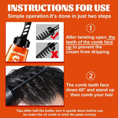 Men's Hair Wax Comb Styling Moisturizing Long Lasting For All Hair Types