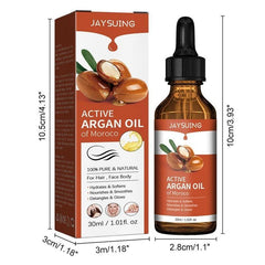 30ml Argan Hydrating Conditioner Repair Frizz Dry Damage Essential Hair Care