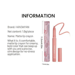 Dual Use Lip Liner Pen Smudge Proof Matte Finish Long Lasting Lip Makeup