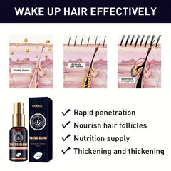 Ginger Hair Essence Liquid for Scalp Cleaning and Hair Strengthening