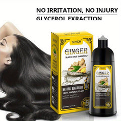 Coconut Ginger Hair Shampoo Natural Plant Hair Coloring