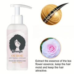 Curl Defining Cream For Curly Hair - Frizz-Free Styling Product