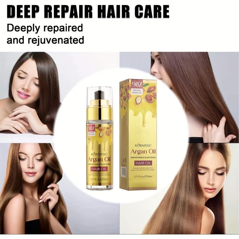80ml Argan Hair Care Essential Smoothing Healthy Hair