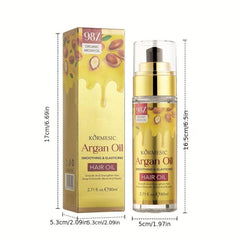 80ml Argan Hair Care Essential Smoothing Healthy Hair
