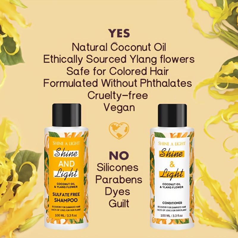 Coconut & Ylang Flowers Repair Shampoo And Conditioner Set