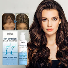 Hair Strength Foam Shampoo Cleansing Scalp, Fluffy & Smoothing