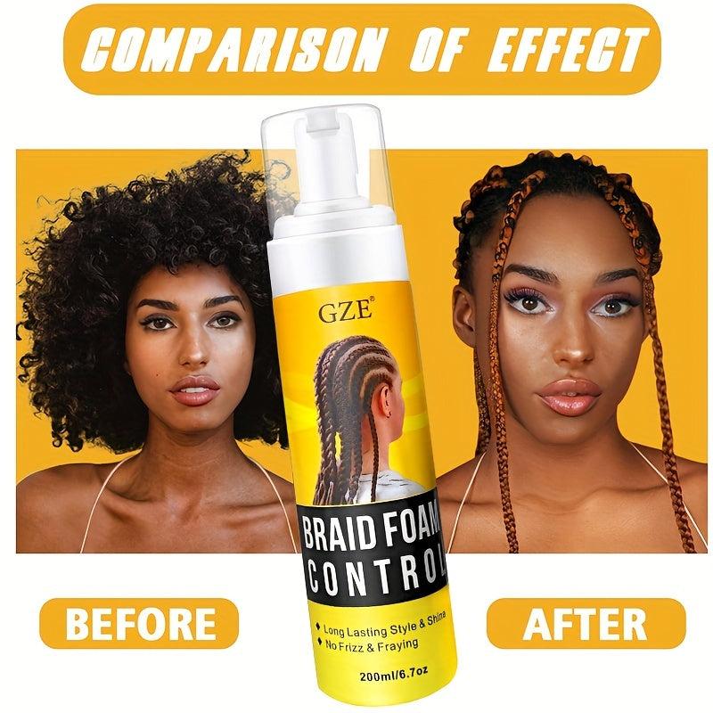 Extra Hold Braid Foam for Locs Twists Braids 4C Hair