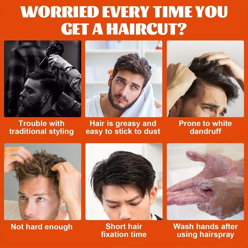 Retro Men's Hair Gel & Comb 100ml Fast Styling Formula