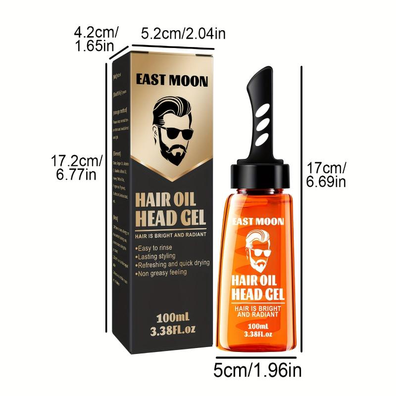 Retro Men's Hair Gel & Comb 100ml Fast Styling Formula