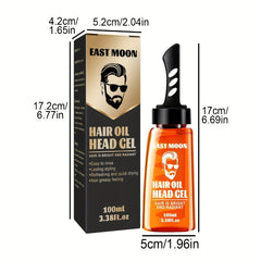 Retro Men's Hair Gel & Comb 100ml Fast Styling Formula