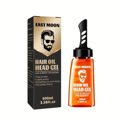 Retro Men's Hair Gel & Comb 100ml Fast Styling Formula