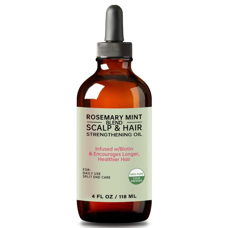 Rosemary Mint Scalp & Hair Strengthening with Biotin - Repair Split Ends
