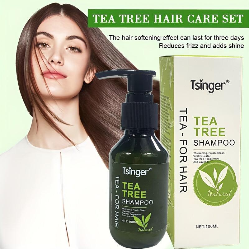 100ml Tea Tree Shampoo for Dry and Damaged Hair