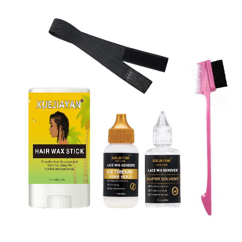 Lace Wig Styling Tools Set with Adhesive Remover and Hair Wax Stick