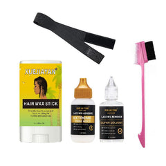 Lace Wig Styling Tools Set with Adhesive Remover and Hair Wax Stick