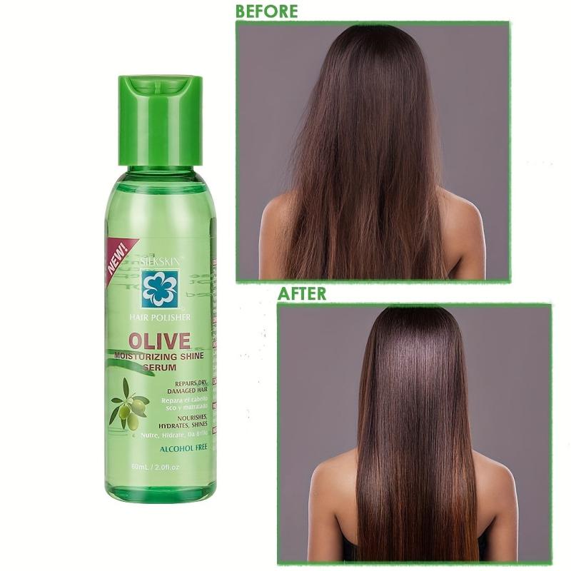 Organic Aloe & Olive Hair Serum for Dry & Damaged Hair