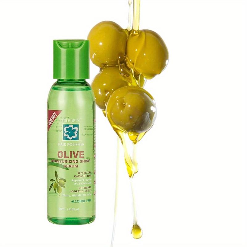Organic Aloe & Olive Hair Serum for Dry & Damaged Hair