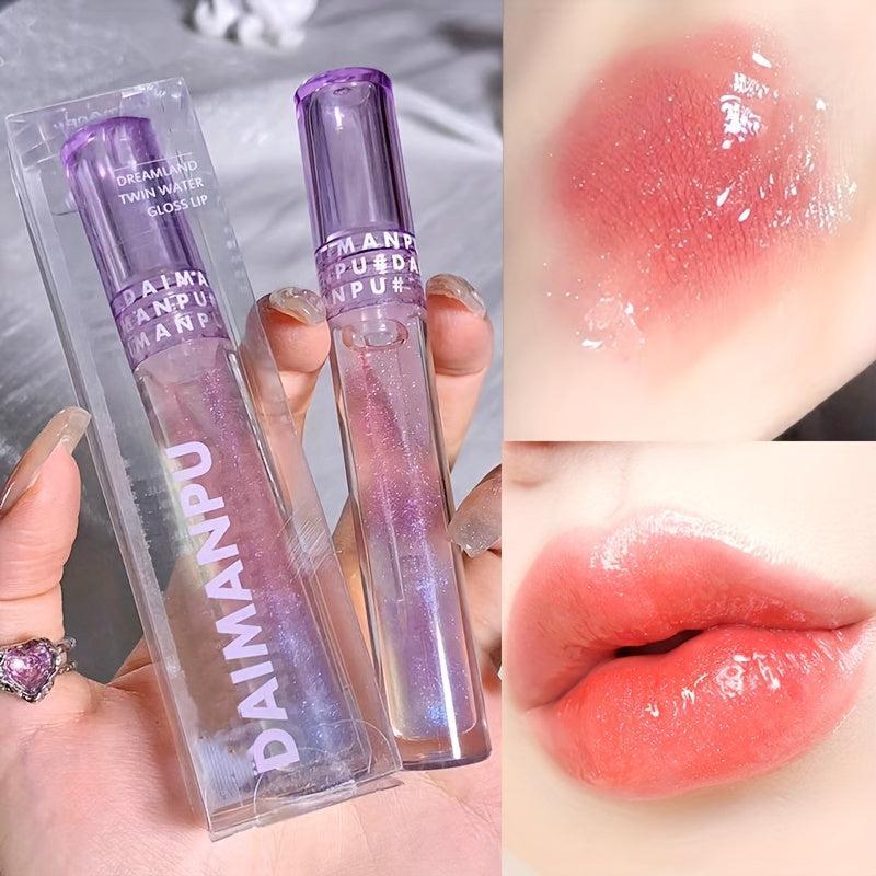 Fantasy Double Lip Honey Water Light Lip Gloss - Moisturizing Lip Glaze