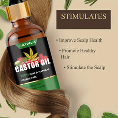30ml Pure Caster Hair Care Moisturizes Strengthens Natural Essential