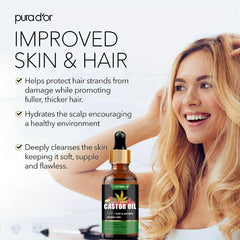 30ml Pure Caster Hair Care Moisturizes Strengthens Natural Essential