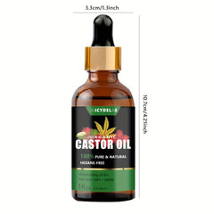 30ml Pure Caster Hair Care Moisturizes Strengthens Natural Essential