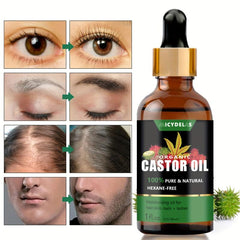 30ml Pure Caster Hair Care Moisturizes Strengthens Natural Essential