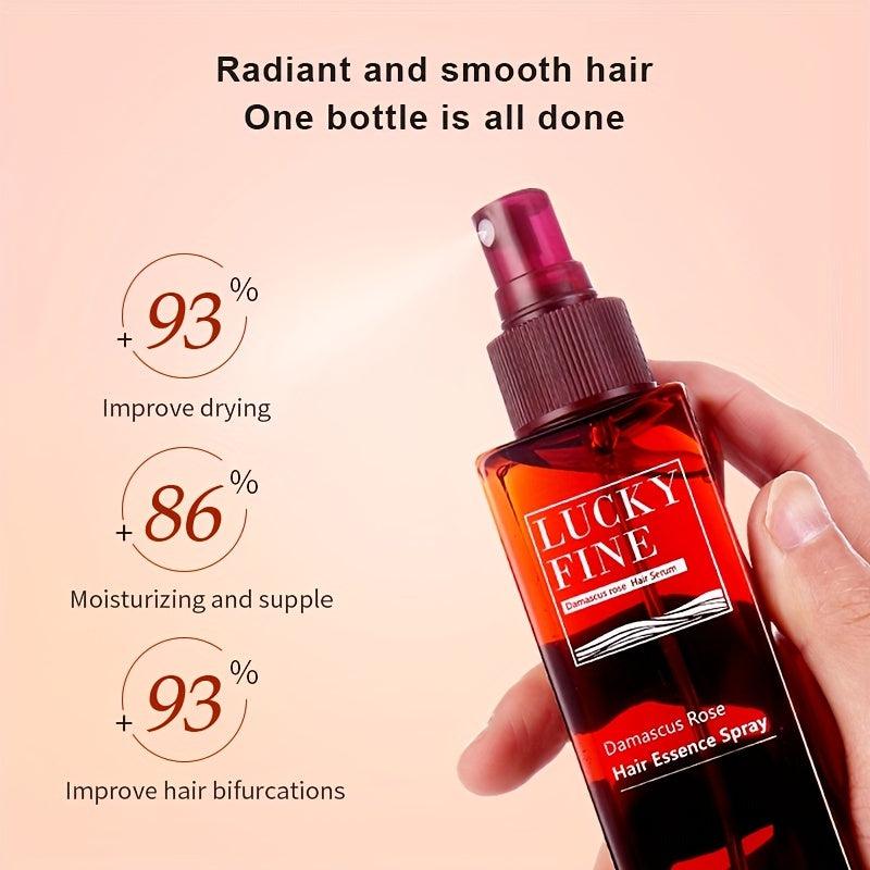 Damascus Rose Hair Essence Spray 200ml Hair Serum Repairing Damaged Dry Hair