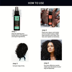 Tinted Lace Spray Brown Red Brown Golden Brown 3oz Quick Dry Water Resistant