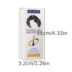 Portable Elastin Hair Mousse for Curly Hair