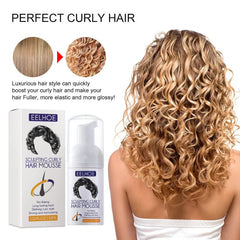 Portable Elastin Hair Mousse for Curly Hair