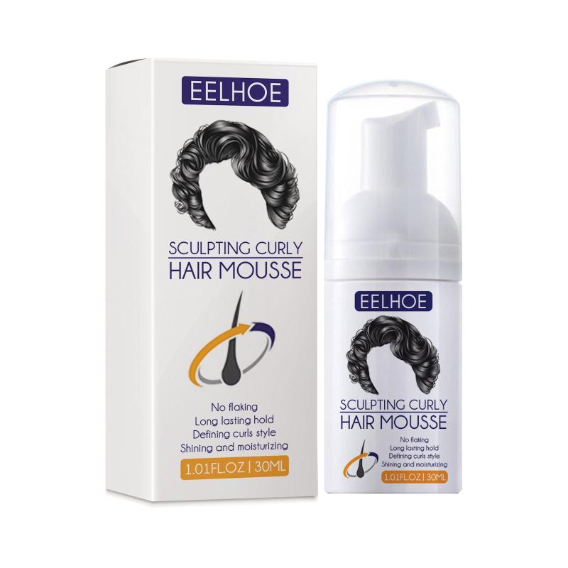 Portable Elastin Hair Mousse for Curly Hair
