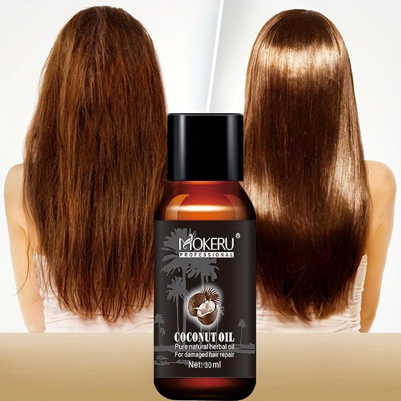 Coconut Hair Care Herbal for Smoothing Repairing Moisturizing Dry Hair