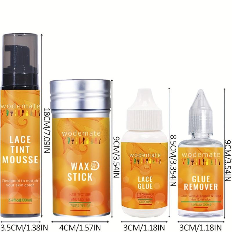 Invisible Lace Wig Glue Remover Hair Wax Stick Lace Tint Mousse