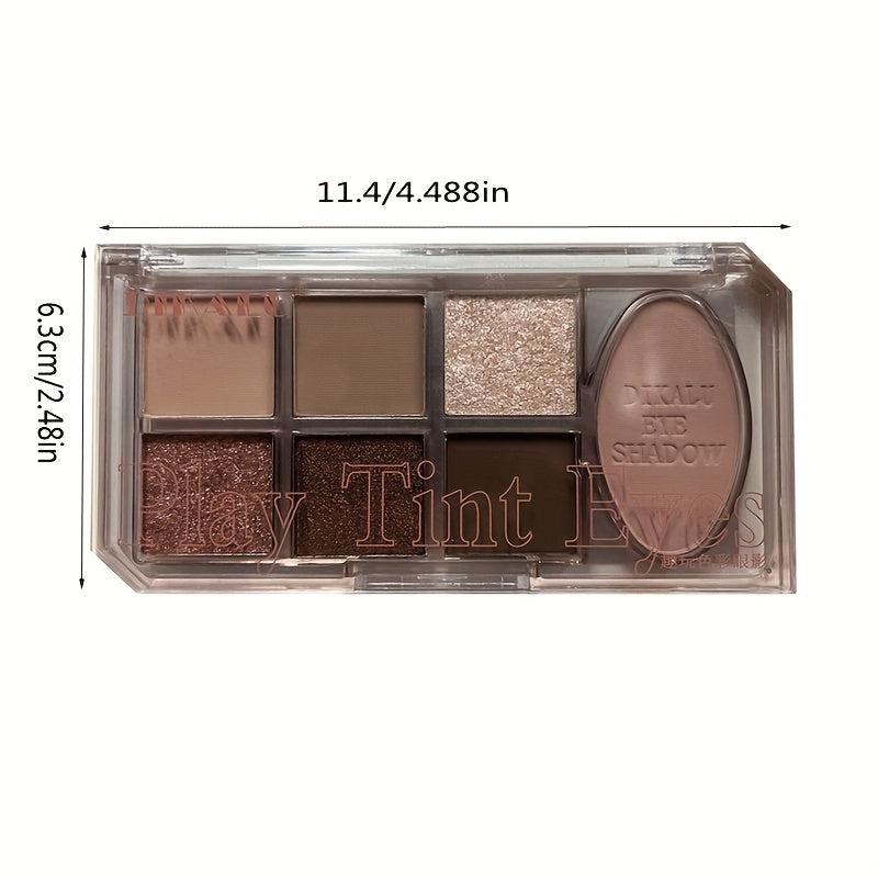 Nude Matte & Pearly Eyeshadow Palette Earth Tones