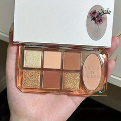 Nude Matte & Pearly Eyeshadow Palette Earth Tones