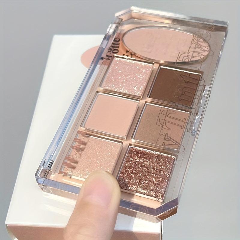 Nude Matte & Pearly Eyeshadow Palette Earth Tones