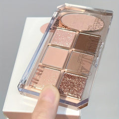Nude Matte & Pearly Eyeshadow Palette Earth Tones