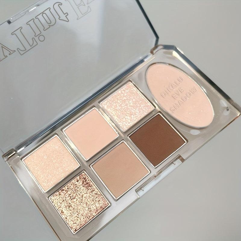 Nude Matte & Pearly Eyeshadow Palette Earth Tones