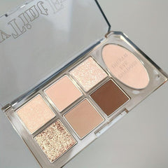 Nude Matte & Pearly Eyeshadow Palette Earth Tones