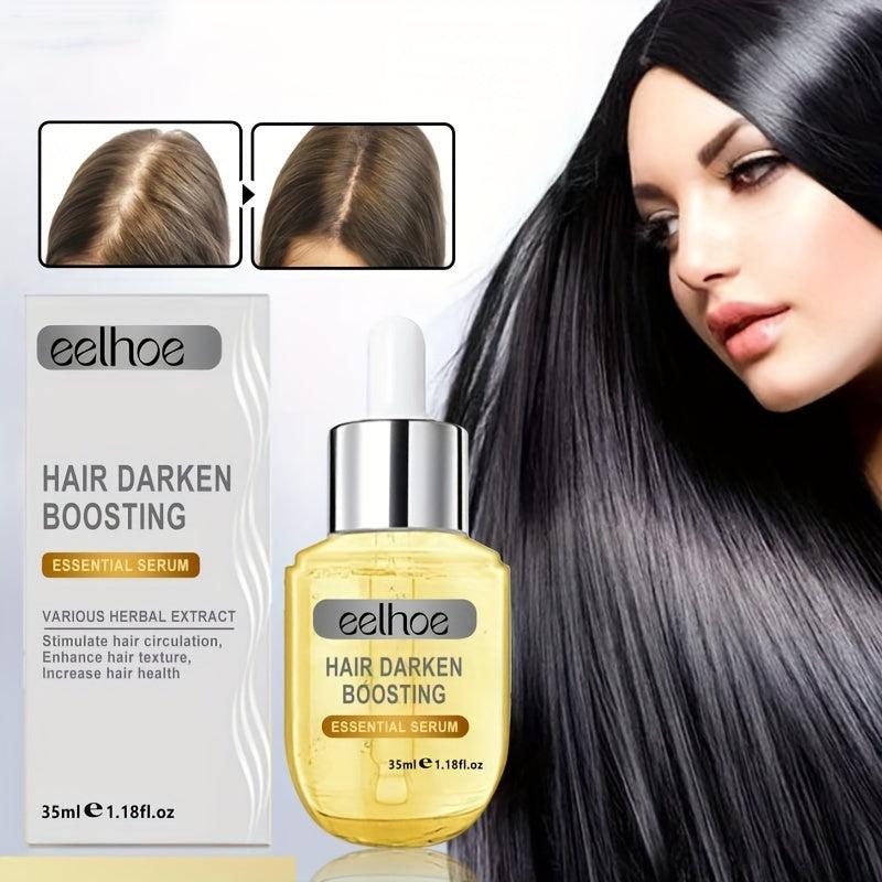 35ml Hair Serum Darken Boosting Essential Serum Repairs Dry Damaged Hair