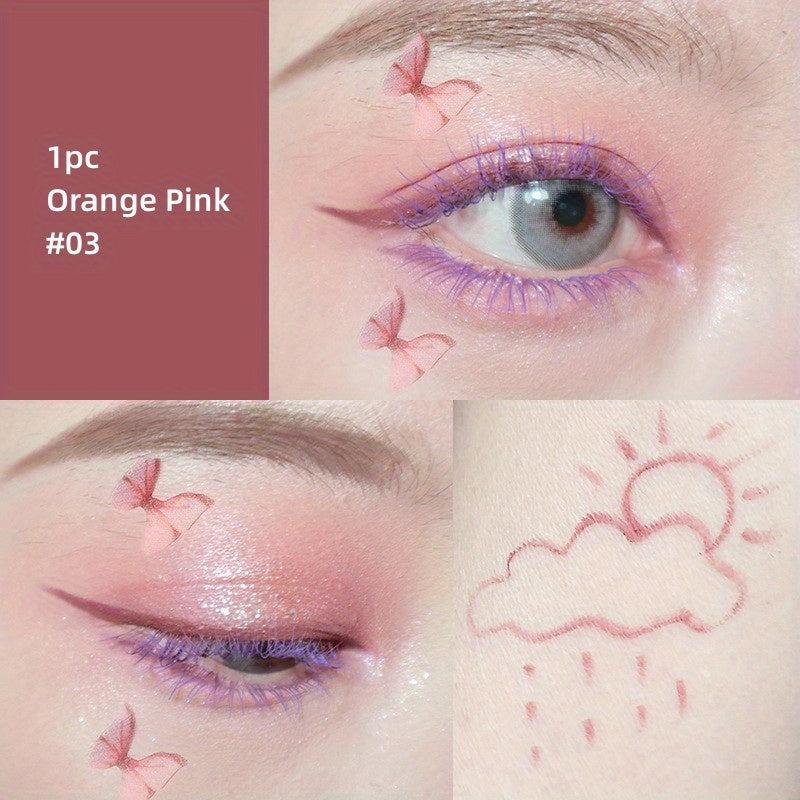 Colorful Eyeliner Gel Pen Smudge Proof Waterproof Pen 3 Colors