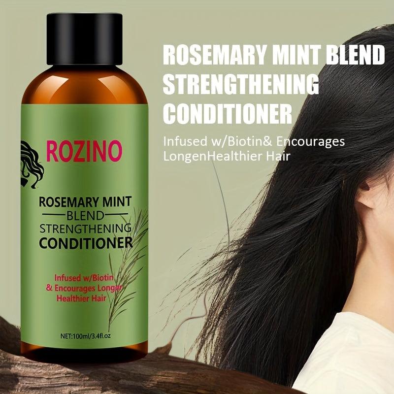 Rosemary Mint Hair Care Set for Cleansing, Balancing, and Moisturizing